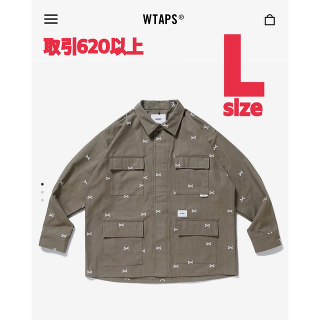 WTAPS ダブルタップス JUNGLE 01 / LS クロスボーン XL-