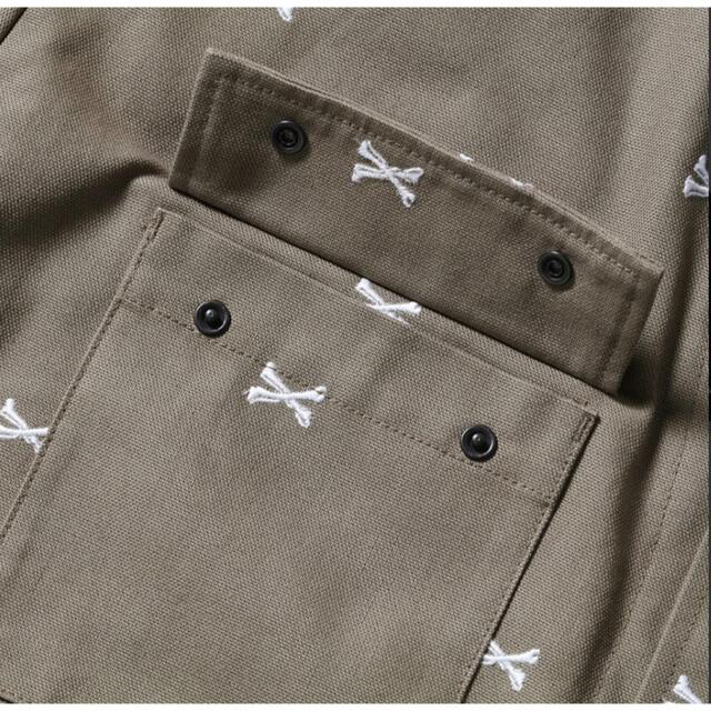 22SS WTAPS JUNGLE 02 LS GREIGE CROSSBONE