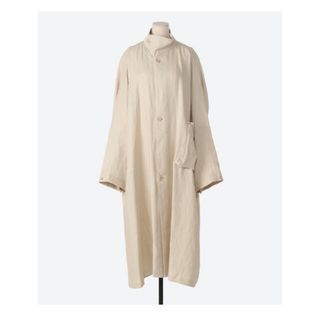 ハイク(HYKE)の【新品未使用】HYKE/ハイク Linen Military Coat(ロングコート)