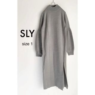 スライ(SLY)のSLY スライ スリットロングワンピース size 1(ロングワンピース/マキシワンピース)