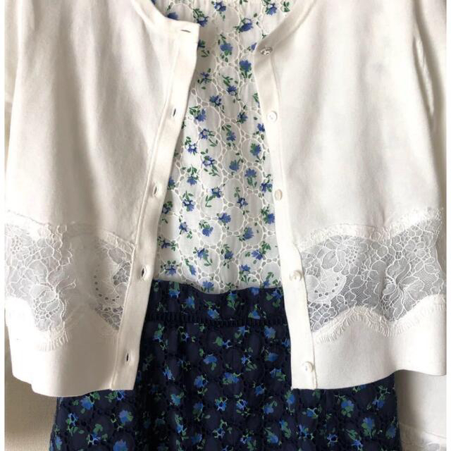 TOCCA - TOCCA トッカ BLANC BLEUドレス 00サイズ ワンピースの TOCCA - TOCCA トッカ BLANC BLEUドレス 00サイズ ワンピースの
