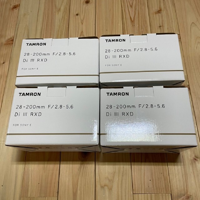 新発売の TAMRON - A F2.8-5.6（Model 28-200mm タムロン 【新品未開封】4台 レンズ(ズーム)