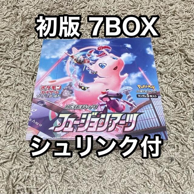 Box/デッキ/パック【シュリンク付】ポケモンカード フュージョンアーツ 7BOX