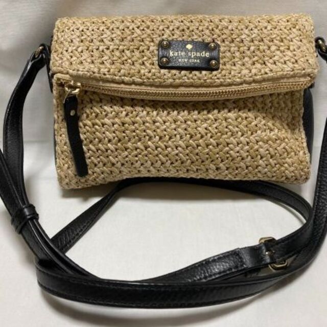 美品　Kate Spade カゴ　ショルダーバック