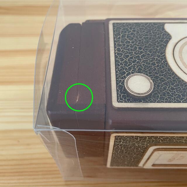 KALDI(カルディ)のKALDI カルディ 一眼レフレックスカメラ（木箱）ブラウン 1個 ハンドメイドのインテリア/家具(インテリア雑貨)の商品写真