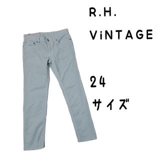 ロンハーマン(Ron Herman)のロンハーマン ヴィンテージ パンツ 24 M コーデュロイ ブルー ストレッチ(カジュアルパンツ)