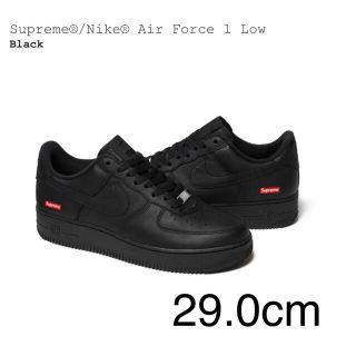 シュプリーム(Supreme)のSupreme × Nike Air Force 1 Low Black 29(スニーカー)