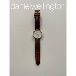 ダニエルウェリントン(Daniel Wellington)のdanielwellington 腕時計　ブラウン　付け替えバンド付(腕時計)