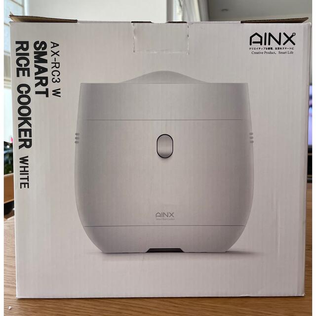 Smart Rice Cooker 炊飯器 4合 ホワイト AX-RC3W(1台