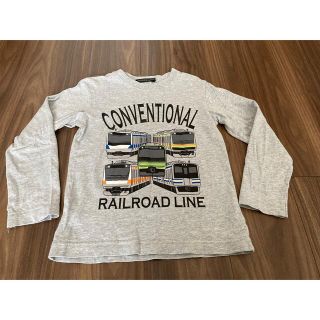 電車　長袖カットソー　120センチ(Tシャツ/カットソー)