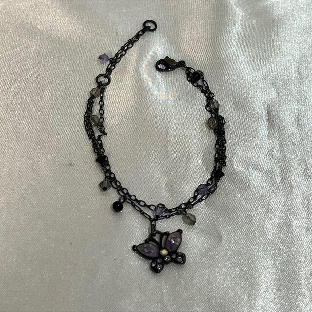 ANNA SUI(アナスイ)の美品★ANASUIアナスイ　蝶モチーフ　ブレスレット・アンクレット レディースのアクセサリー(ブレスレット/バングル)の商品写真