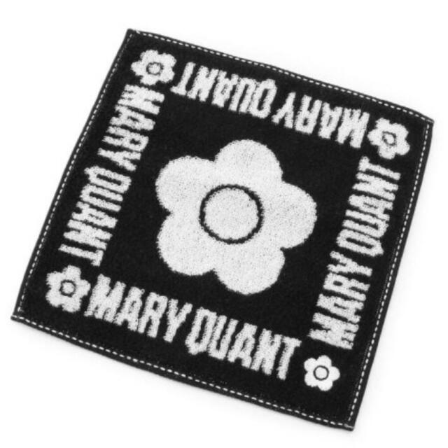 MARY QUANT(マリークワント)のマリークワント ☆新品未使用 タグ付き☆ タオルハンカチ ブラック レディースのファッション小物(ハンカチ)の商品写真