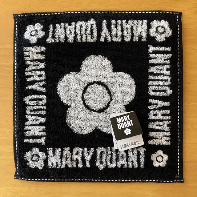 MARY QUANT(マリークワント)のマリークワント ☆新品未使用 タグ付き☆ タオルハンカチ ブラック レディースのファッション小物(ハンカチ)の商品写真