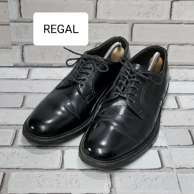 【REGAL】リーガル　プレーントゥ　ストレートチップ　ビジネスシューズ