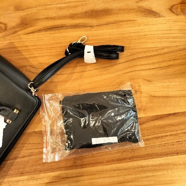 2way黒バッグ レディースのバッグ(ショルダーバッグ)の商品写真