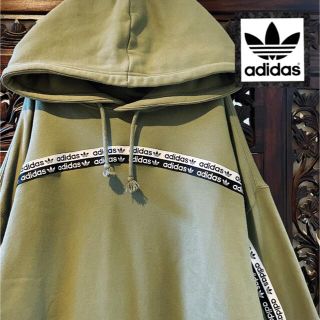 アディダス(adidas)のアディダス ビッグフード グリーン ジャージ トレーナー スウェット パーカー(パーカー)