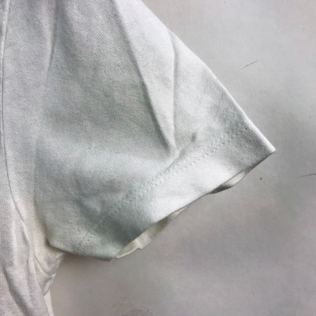 Calvin Klein(カルバンクライン)の【人気】カルバン クライン Vネック 半袖Tシャツ ホワイト M レディース レディースのトップス(Tシャツ(半袖/袖なし))の商品写真