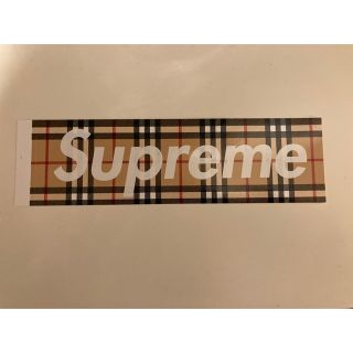 supreme ステッカー　burberry(その他)