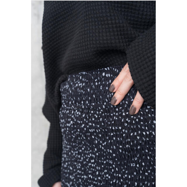 CELFORD(セルフォード)のdot pattern shirring skirt レディースのスカート(ロングスカート)の商品写真