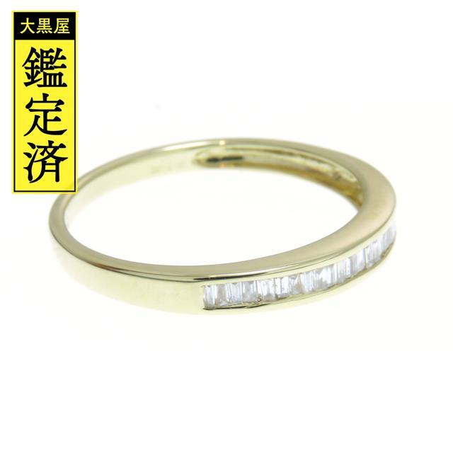 ダイヤモンドリング　K18YG　ダイヤモンド0.16ct　約2.0g【205】 レディースのアクセサリー(リング(指輪))の商品写真