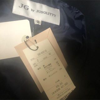 JUSGLITTY - ジャスグリッティー スプリングコート 紺 Mの通販 by