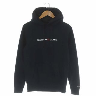 トミー(TOMMY)のトミー ジーンズ 20AW ロゴパーカー プルオーバー 長袖 XS 黒(パーカー)