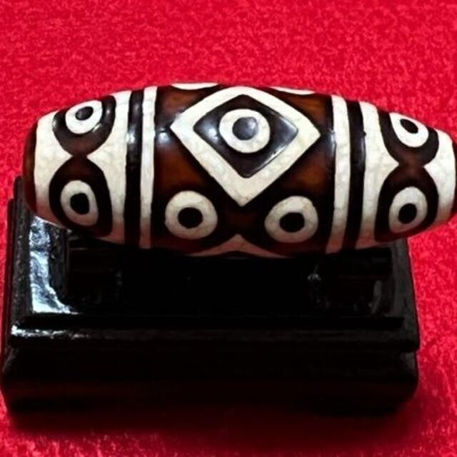 品質が 【最上級品】dZi beadsジービーズ 西蔵 上肯 赤龍紋 玉髄 二十 ...