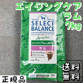 セレクト(SELECT)のセレクトバランス ラム 小粒 7kg エイジングケア ペットフード ドックフード(ペットフード)