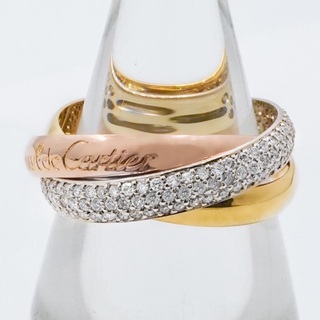 カルティエ(Cartier)の【仕上済】カルティエ トリニティリング 14号 54 ダイヤ 指輪 リング(リング(指輪))