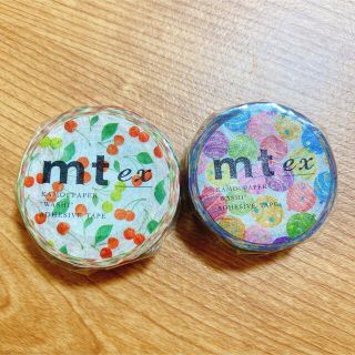 エムティー(mt)の【美品】mtex マスキングテープセット　さくらんぼ・ヨーヨー風船(テープ/マスキングテープ)