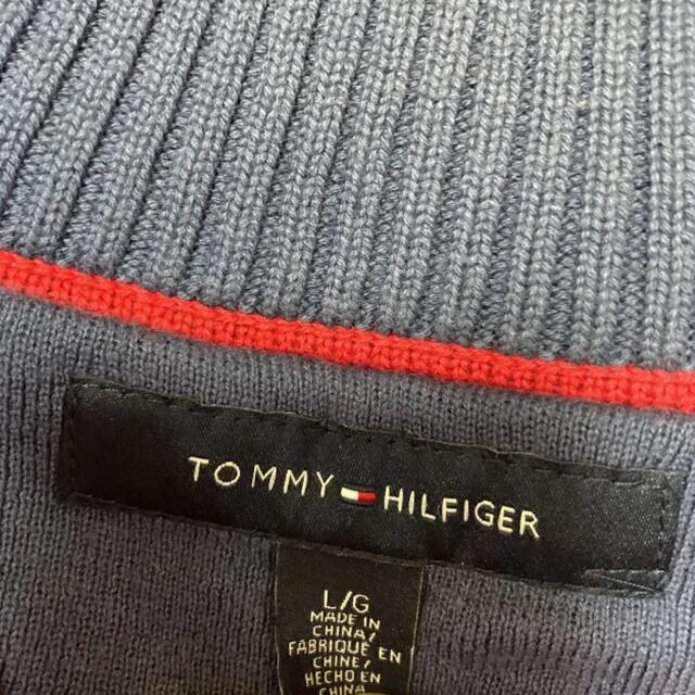 TOMMY HILFIGER(トミーヒルフィガー)のトミーヒルフィガー　赤いコットンセーター メンズのトップス(ニット/セーター)の商品写真