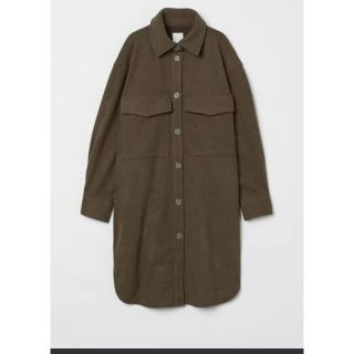 エイチアンドエム(H&M)のH&M【xs】ロングシャツジャケット(スプリングコート)