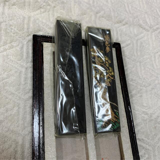 中国徽墨 胡開文 純桐油 古法油烟 特製松烟 2本