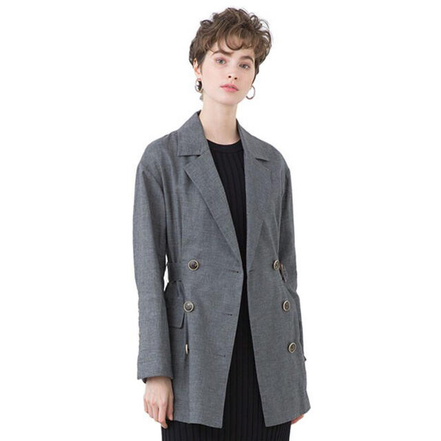 Uhr ウーア Linen Double Jacket リネンジャケット