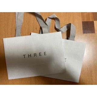 スリー(THREE)のTHREE ショッパー(ショップ袋)