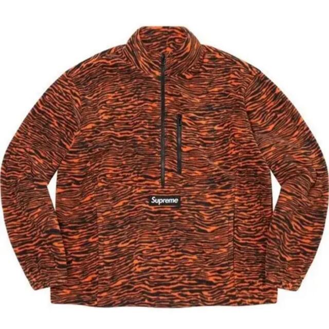 21AW シュプリーム polartec half zip pullover