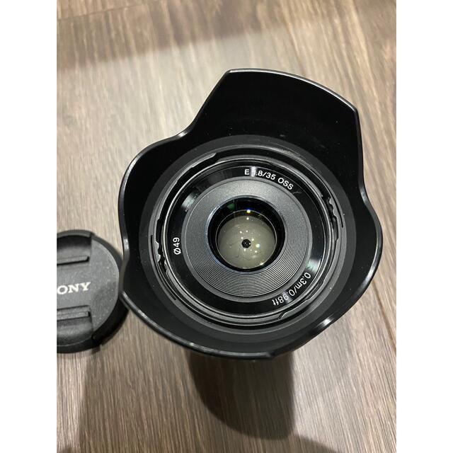 ほぼ新品未使用品（付属品傷あり）　SONY E35F1.8OSS