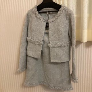 ハロッズ(Harrods)のハロッズ　スーツ　入学式卒業式　ツイード　ラメ　グレースルネ(スーツ)