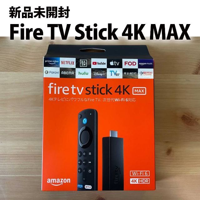 新品 未使用 Amazon Fire TV Stick 4K MAX