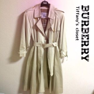 バーバリー(BURBERRY)の美品★Burberryヴィンテージコート(トレンチコート)