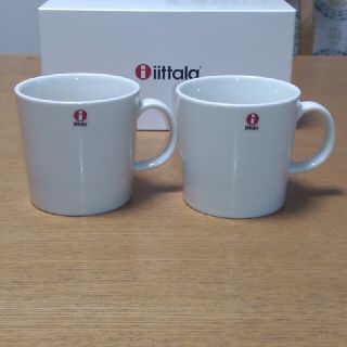 イッタラ(iittala)のイッタラ　ティーマ　ペアマグカップ　ホワイト(グラス/カップ)