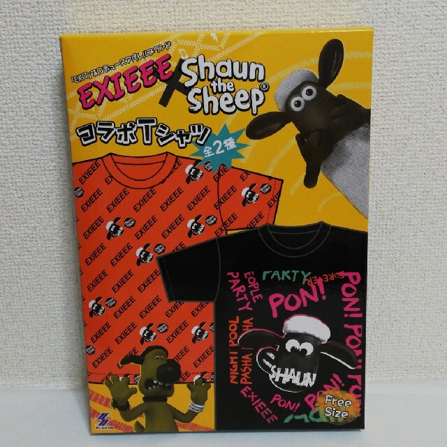 【箱なし発送】EXIEEE×shaun the sheep コラボTシャツ メンズのトップス(Tシャツ/カットソー(半袖/袖なし))の商品写真