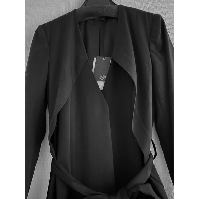 ROPE’(ロペ)の【新品未使用】スプリングコート 黒 レディースのジャケット/アウター(スプリングコート)の商品写真