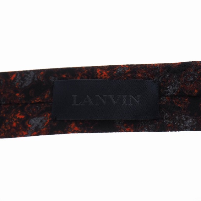 LANVIN(ランバン)のランバン LANVIN ペイズリー柄 シルク ネクタイ F ボルドー メンズのファッション小物(ネクタイ)の商品写真