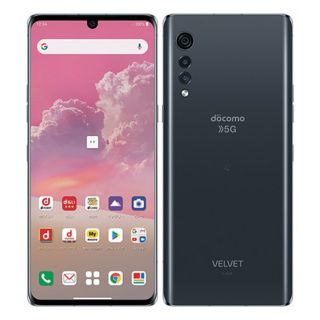 エルジーエレクトロニクス(LG Electronics)の新品 LG VELVET L-52A  グレー SIMフリー 利用制限無し 本体(スマートフォン本体)