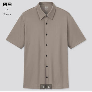 ユニクロ(UNIQLO)のUNIQLO theory エアリズムスリムフィットフルオープンポロシャツ(ポロシャツ)