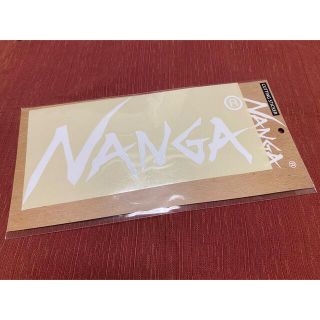 ナンガ(NANGA)の特大サイズ☆NANGA☆ステッカー☆ナンガ☆白文字☆切文字☆カッティング(その他)