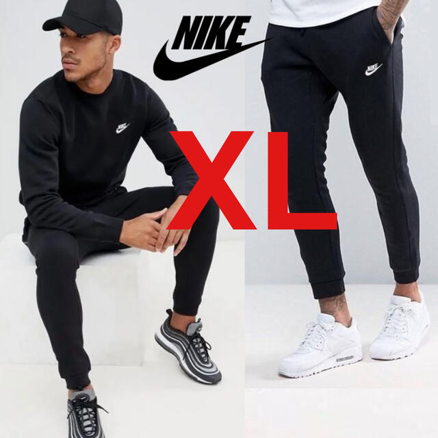 新品 NIKE 上下セット トレーナー\u0026ジョガーパンツ ブラック XL 送料無料