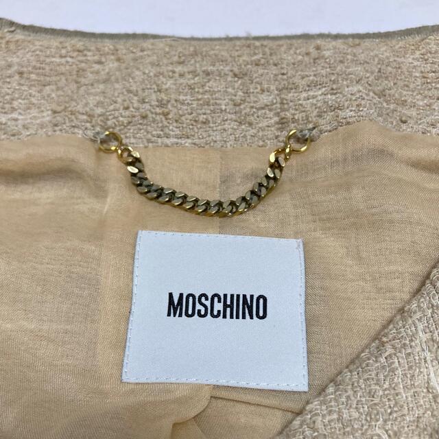 MOSCHINO　ノーカラージャケット　モスキーノ　ツイード　ヴィンテージ　良好 1