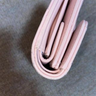 CHANEL - シャネル ラムスキンマトラッセミニ財布 ピンクの通販 by